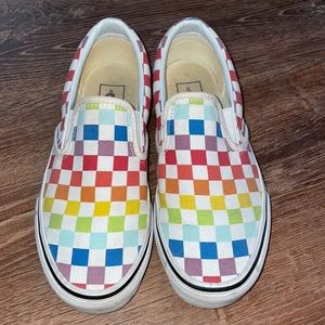 rainbow vans